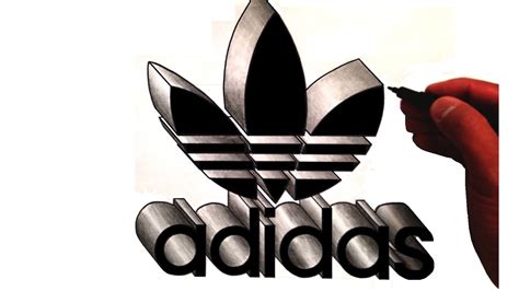 tekeningen adidas|adidas logo drawing youtube.